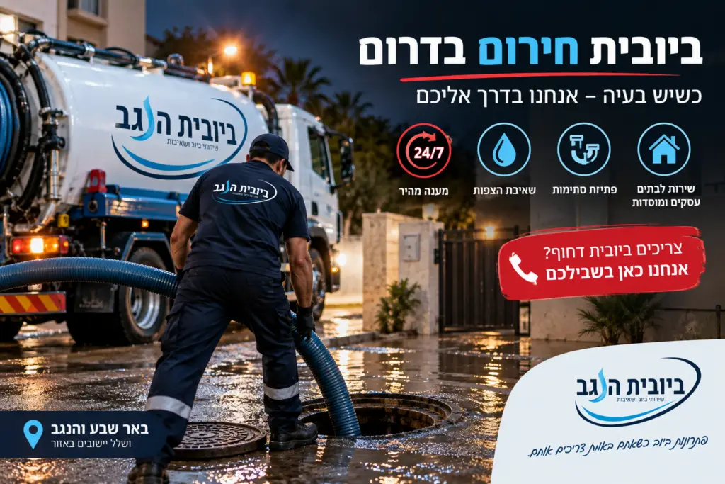 הזמנת ביובית מרחוק